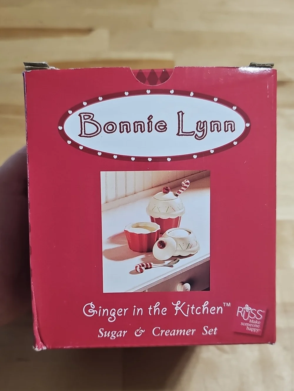 Ginger in the Kitchen Cupcake Sugar & Creamer Set Spoon